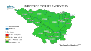 Informe de índices de sequía a 31 de enero de 2024